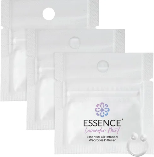 Vista 21 de Essence - Difusor nasal de aromaterapia portátil, anillo de nariz de aceite esencial de bergamota, inhalador de silicona para apoyo del estrés