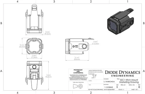 Vista 9 de Diode Dynamics Kit de luces de reversa HitchMount compatible con Ford F-150 2011-2014, C1