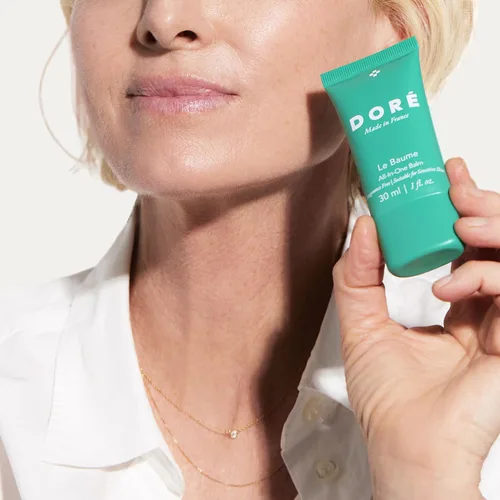Vista 7 de Doré - Le Baume - Bálsamo todo en uno Bálsamo hidratante facial sin fragancia para pieles sensibles Hidratante labial multiusos para mujeres