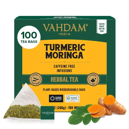 Vista 32 de VAHDAM - Bolsas de té negro Assam (100 unidades) con alto contenido de cafeína, sin gluten, bolsas de té de hojas sueltas enteras Fuertes