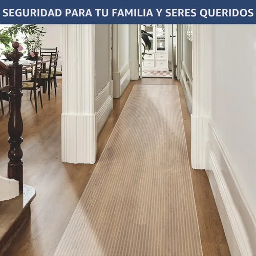 Vista 5 de SALLOUS Alfombra de vinilo impermeable de 3 x 10 pies para pasillo, protector de suelo duro antideslizante para cocina, lavandería, sala de estar
