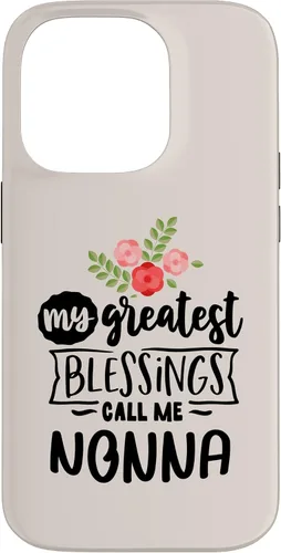 Vista 17 de My Greatest Blessings Call Me Nonna Italian Grandma Women Case for iPhone 17