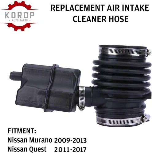 Vista 2 de Manguera de entrada del filtro de aire reemplaza 16576-1AA1A 16576-1AA0A Compatible con Nissan Murano 2009-2013 y Quest 2011-2017 Mangueras de tubo