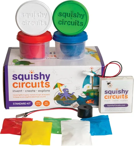 Vista 11 de Squishy Circuits Kit de lujo - Explora circuitos eléctricos con masa de juego - Kits de ciencia STEM para edades de 8 a 12 años - Diversión