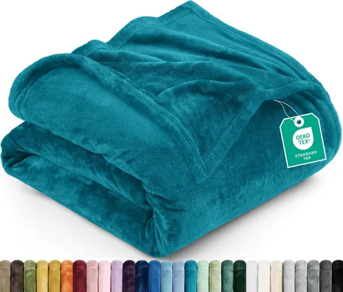 Vista 27 de Utopia Bedding - Manta de vellón de lujo, mullida, antiestática; manta de suave microfibra de 8.8 oz/yd² (300 g/m²) para sofá y cama; tamaño Gris