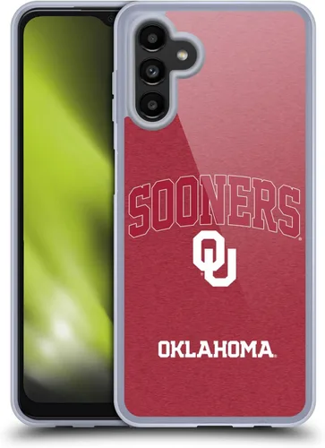 Vista 10 de Head Case Designs Officially Licensed University of Oklahoma OU Banner Soft Gel Case Compatible with Samsung Galaxy A13 5G (2021)