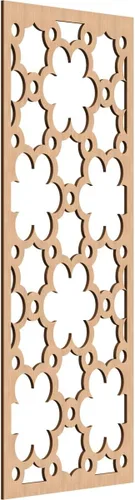 Vista 35 de 9 3/8"W x 24 3/8"H x 1/4"T Southgate Decorativos Paneles De Pared De Madera Calado, Abedul