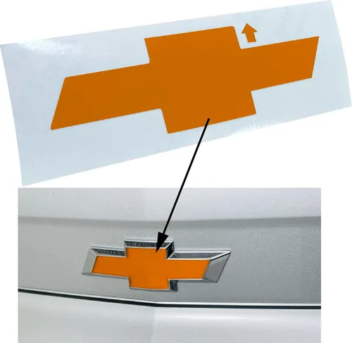 Vista 4 de Calcomanía de recubrimiento para emblema trasero para Camaro LS, LT, RS, SS 2010-2013, (3D Carbon Fiber) Color de la pegatina: fibra de carbono 3