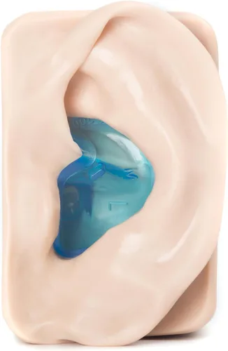 Vista 3 de XXL - Vented Doc's Proplugs - Rojo - LEASHED - Tapones para los oídos reutilizables para surf, natación, buceo y deportes acuáticos Bloquea
