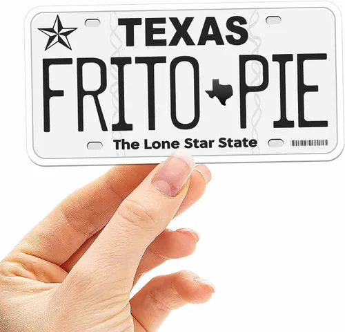 Vista 55 de Calcomanía para placa de matrícula de Texas, elige entre más de 50 ciudades de TX, calcomanía para parachoques de Texas para automóvil, calcomanías