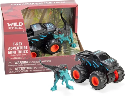 Vista 9 de Wild Republic Anaconda & Truck Adventure Playset, regalos para niños, juguete imaginativo, juego de 2 piezas, reptil, 4 pulgadas