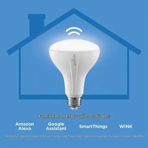 Vista 2 de Sengled - Bombilla inteligente, requiere hub Zigbee, bombilla de luz inteligente compatible con Alexa, Google Home, SmartThings, Homekit y Siri