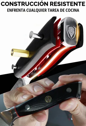 Vista 3 de DALSTRONG Cuchillo fileteador, Shogun Series – VG10 – 6 pulgadas– con vaina – 2 mm de grosor Negro