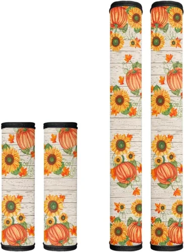 Vista 36 de Horeset Pumpkin Appliance Handle Protector Adds Elegance Universal Fit