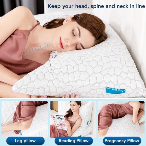 Vista 6 de SUPA MODERN Almohadas cervicales refrescantes King 2 y Queen 1