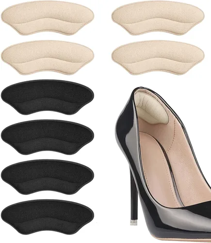 Vista 11 de Almohadillas de talón para zapatos que son demasiado grandes, inserciones de talón para mujeres, agarres de talón para zapatos de mujer, protectores
