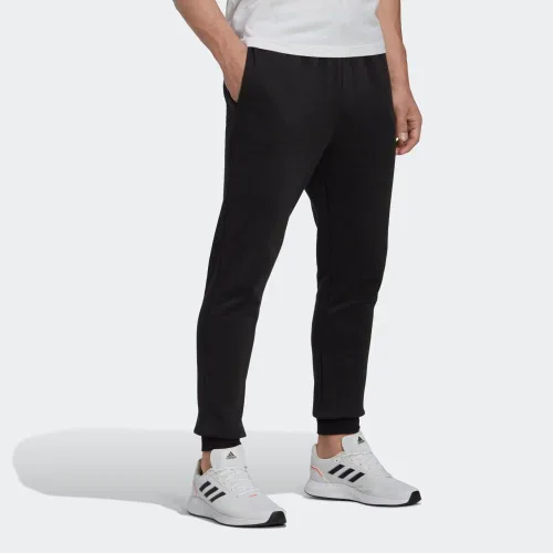 Vista 4 de adidas Pantalones cónicos regulares de forro polar Essentials para hombre