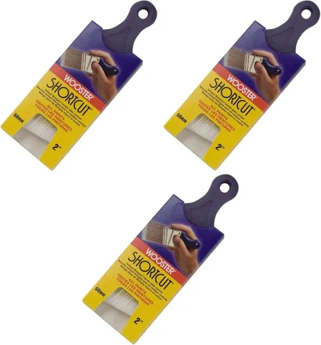 Vista 22 de Wooster Brush Q3211-2 - Pincel de ángulo de acceso directo (2 pulgadas), color blanco