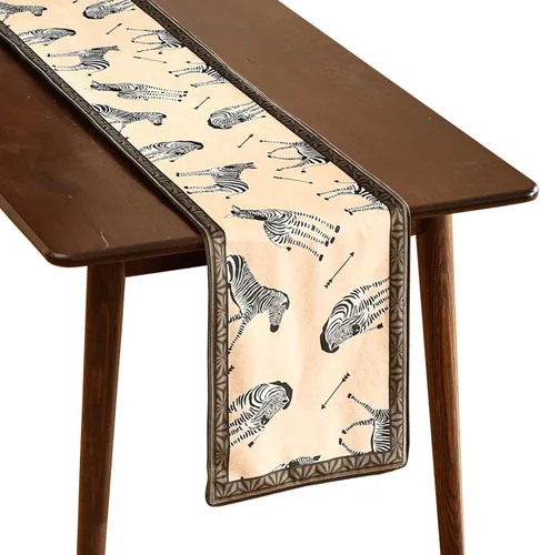 Vista 9 de patdrea Camino de mesa de terciopelo francés estilo granja para decoración del hogar, cocina, comedor, fiestas, cenas familiares, boda 12"*63
