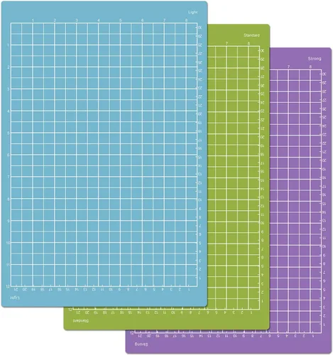 Vista 6 de ReArt Alfombrilla de corte de 12 x 12 para Cricut Maker 3/4/Maker/Explore 3/4/Air 2/One Variedad 8P