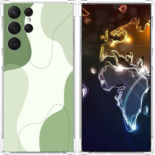Vista 30 de Funda de collage estético para Samsung Galaxy S21, patrón de citas positivas, funda de TPU suave de moda compatible con Galaxy S21