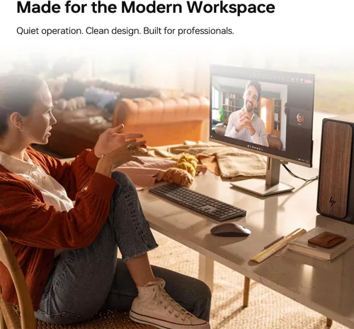 Vista 6 de HP OmniDesk M03 Business AI PC de sobremesa, Intel Core Ultra 7 265 (>i7-14700), 8 GB DDR5 RAM, 512 GB SSD, 4 monitores compatible con 4K, KB