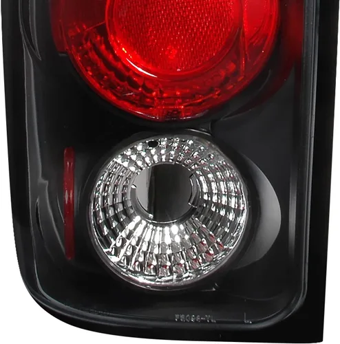 Vista 7 de SPEC-D TUNING Luces traseras de carcasa negra compatibles con Ford Explorer 1998-2001, Mercury Mountaineer 1998-2001, conjunto de par izquierdo +