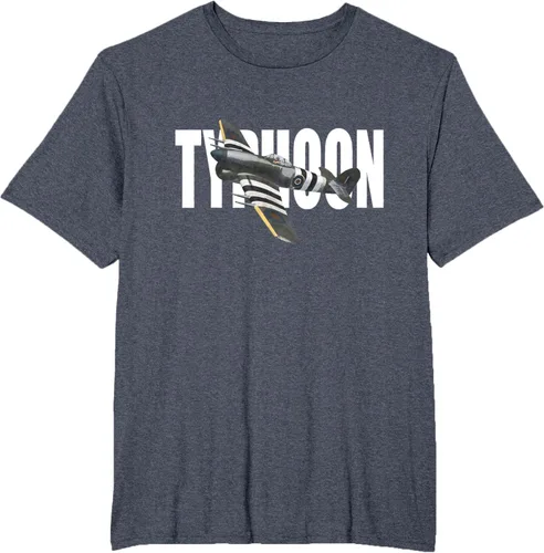 Vista 94 de RAF Hawker Typhoon WW2 Fighter Aircraft T-Shirt