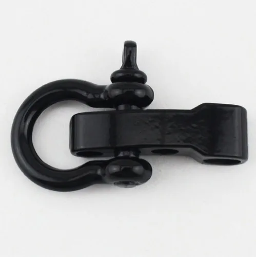 Vista 3 de Hewnda 10 Sets Zinc alloy Bow Shackle Umbrella Rope,Adjustable D Umbrella Rope Bracelet Buckle Survival D