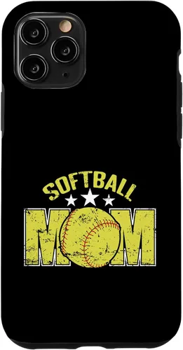Vista 29 de Softball Mom Sports Parent Team Supporter Case for iPhone 16
