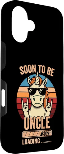 Vista 3 de Soon to Be Uncle 2026 Unicorn Uncle to Be 2026 Case for iPhone 16