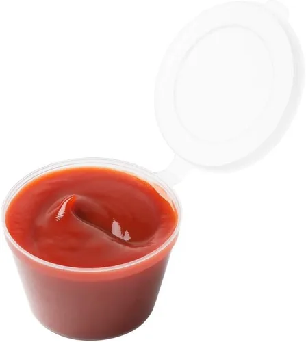 Vista 11 de RW Base - Vasos de gelatina de 1 onza, 100 tazas aptas para microondas, resistentes a las grietas, desechables, recipientes de plástico transparente