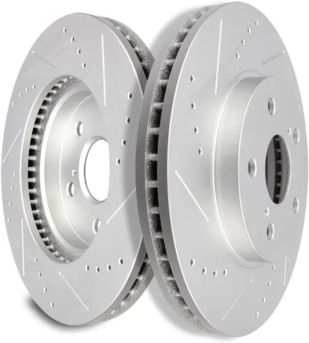 Vista 19 de SCITOO Rotores de freno traseros, 2 kits de frenos para Acura Integra 1990-2001, Honda Civic 1992-1995 1999-2000, para Civic del Sol 1993-1997, CRX