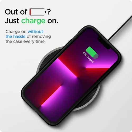 Vista 7 de Spigen Tough Armor [tecnología de protección extrema] diseñada para iPhone 13 Pro Max Case (2021) - Negro