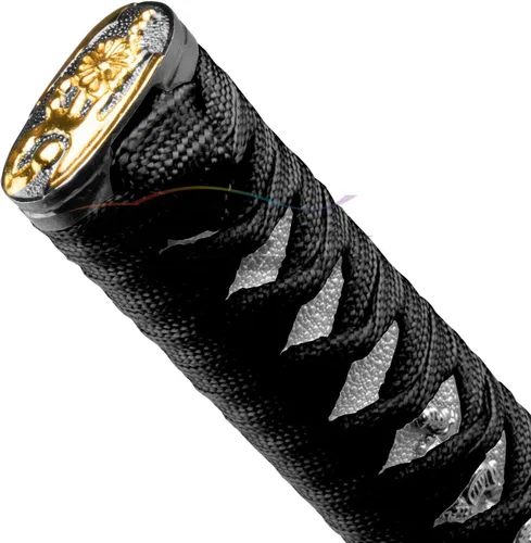 Vista 5 de EZAUTOWRAP Espada Samurai 5.9 pulgadas., 10cm, Negro Blanco