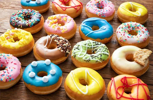Vista 2 de Twin Spring Goods - Rompecabezas de 1000 piezas, donas esmaltadas y esmeriladas
