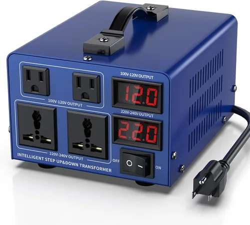 Vista 11 de Transformador de conversión de voltaje de 500 vatios Transformador de paso arriba/paso abajo de alta resistencia AC 110V/120V/220V/240V conversión