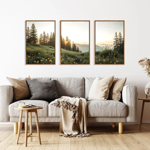 Vista 42 de FWIEXA Juego de Arte de Lienzo Bohemio Enmarcado para Pared, Cuadros Botánicos Verde Salvia Decoración de Pared, Impresiones de Arte de Plantas