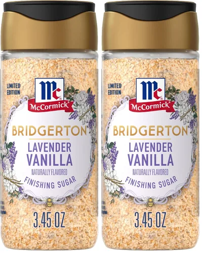 Vista 23 de McCormick Bridgerton - Azúcar de acabado, vainilla de lavanda, edición limitada, notas florales de lavanda, sabor a vainilla suave, para pasteles