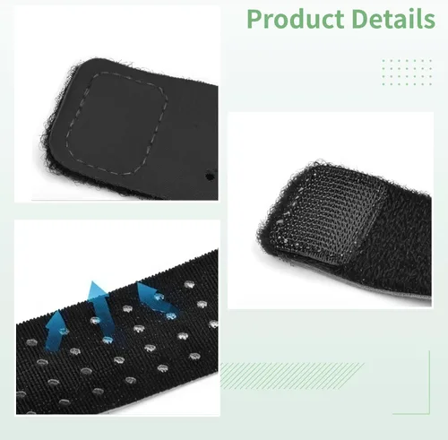 Vista 3 de Paquete de 3 correas elásticas de fitness, bandas deportivas ajustables para monitores de frecuencia cardíaca OTF, bandas de repuesto transpirables