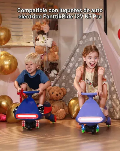 Vista 6 de Cargador de 12 V apto para FanttikRide N7 Pro para juguete eléctrico Wiggle Car