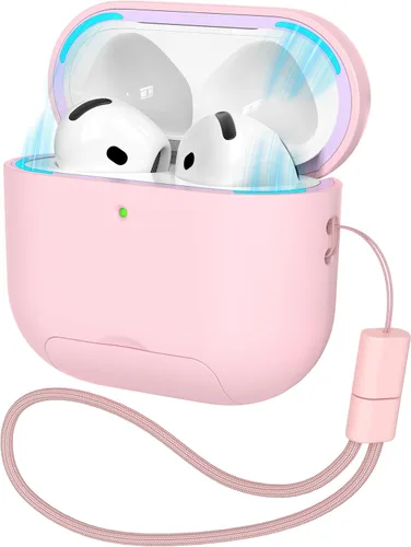 Vista 15 de Funda AirPods Pro de 2ª/1ª generación con kit de limpieza (HaloLock), soporte ajustable antideslizante, revestimiento antihuellas y precisión