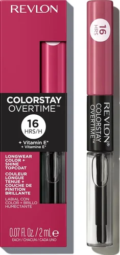 Vista 25 de Revlon Lápiz labial líquido con brillo de labios transparente, colorStay Overtime Lipcolor, relleno de calcetines para mujeres, 005 Infinite 005