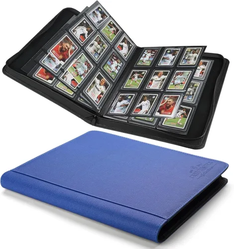 Vista 9 de Carpeta Toploader CARDBINDER, Estuches Duros Toploader, Fundas de 4 Bolsillos para hasta 128 Tarjetas. Carpeta de Tarjetas Toploader con Fundas