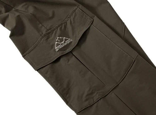 Vista 5 de BASUDAM Pantalones cargo de senderismo para hombre, de secado rápido, ligeros, elásticos, resistentes al agua con bolsillos