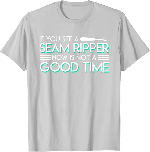 Vista 36 de If You See A Seam Ripper Now is Not A Good Time Sewing T-Shirt