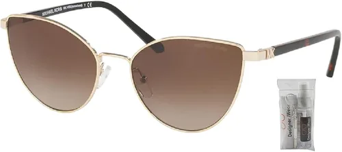 Vista 2 de Michael Kors MK1052 Cat Eye Sunglasses for Women + BUNDLE with Designer iWear Eyewear Care Kit