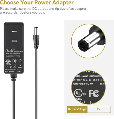 Vista 5 de Cable de 6 pies de largo con certificación UL Cargador de repuesto compatible con Proform 295 CSE PFEL029171 elíptico