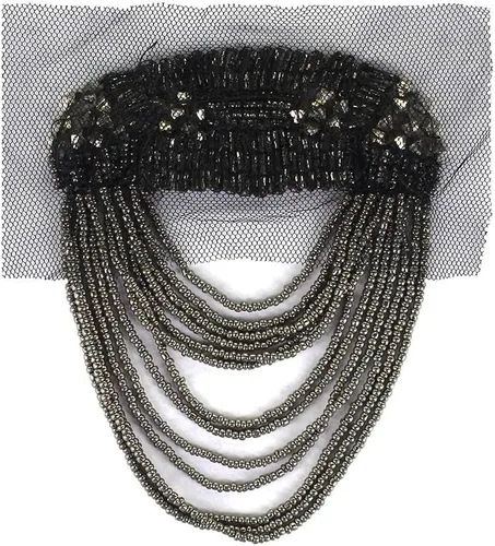 Vista 4 de Epaulet Kpop rebordear borla borla traje traje chaqueta hombro insignias charreteras artesanía picos broche 2 piezas