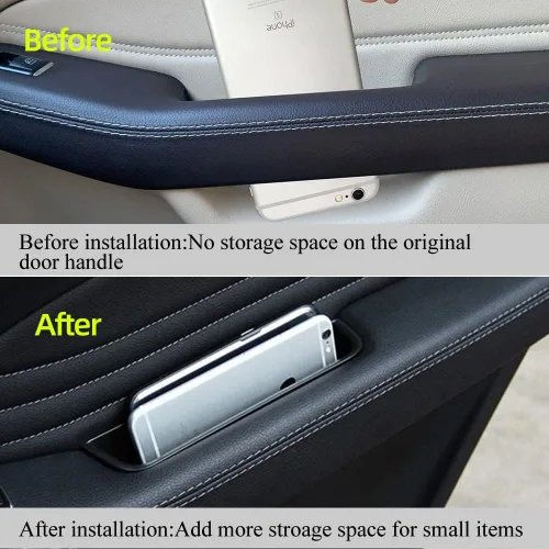 Vista 2 de Bandeja organizadora de 4 piezas para puerta compatible con Mercedes-Benz Clase ML-Class GL-Class 2012-2019 / Clase GLE GLS-Class 2017-2019, bandeja